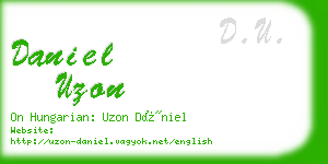 daniel uzon business card